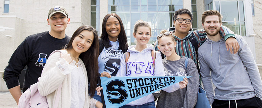 student group smiling