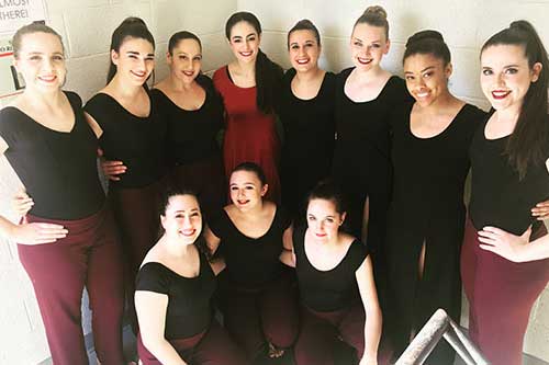 Dance students