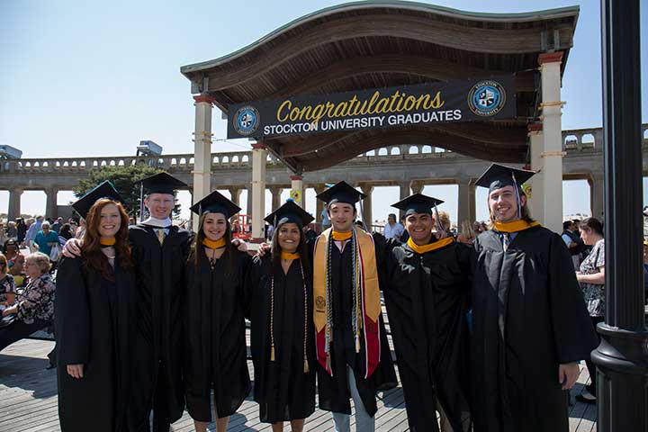 Students at Commencement