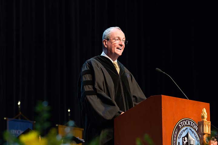 Gov. Phil Murphy at commencement