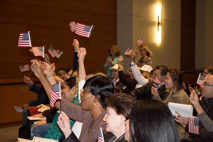 Naturalization ceremony