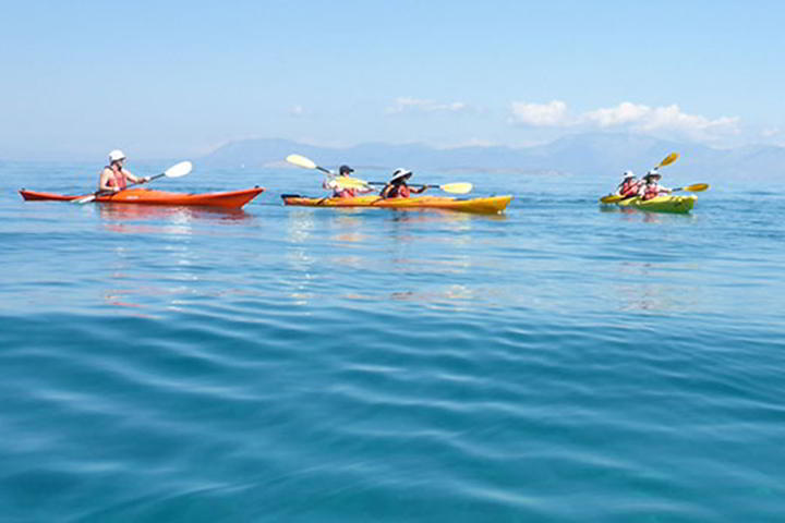 Kayaking in Greece