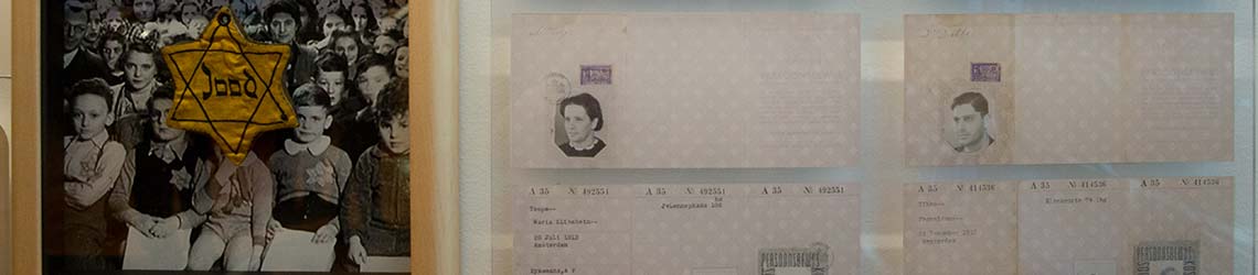 Documents in Holocaust Rescuers Exhibit