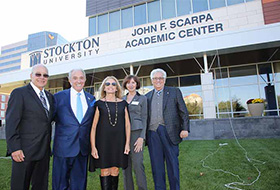 John F. Scarpa academic building dedication