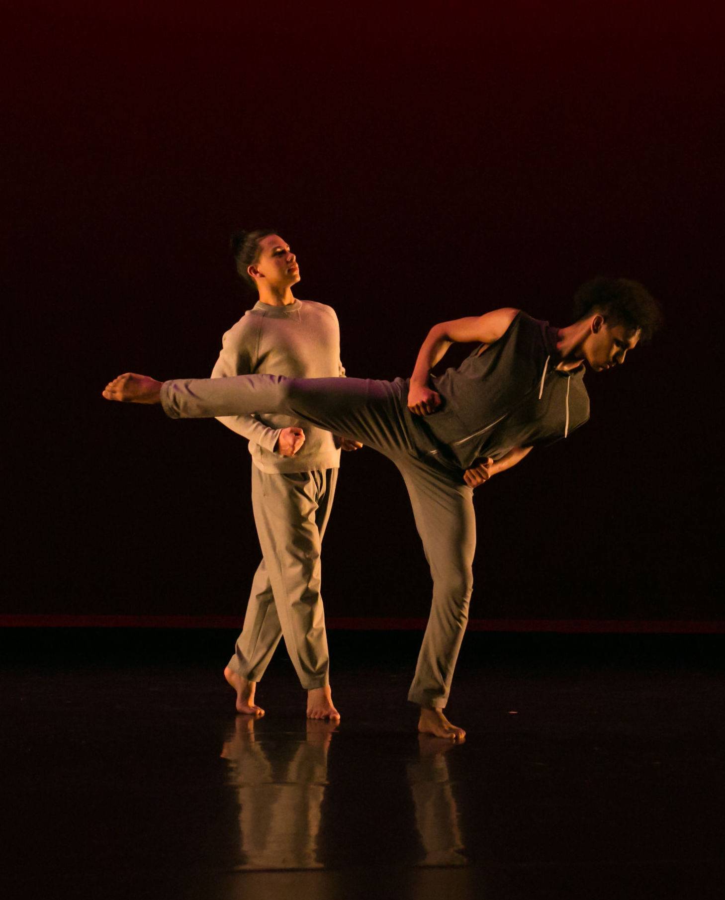 Dancers in performance