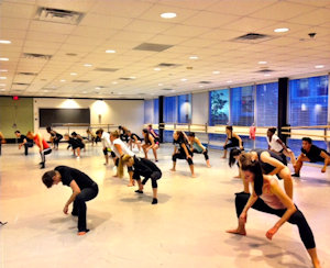 dancers in dance class