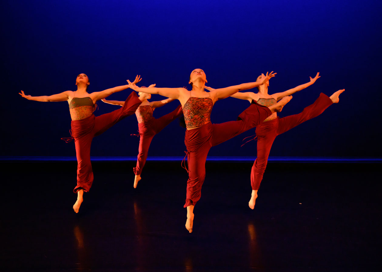Dancers performing
