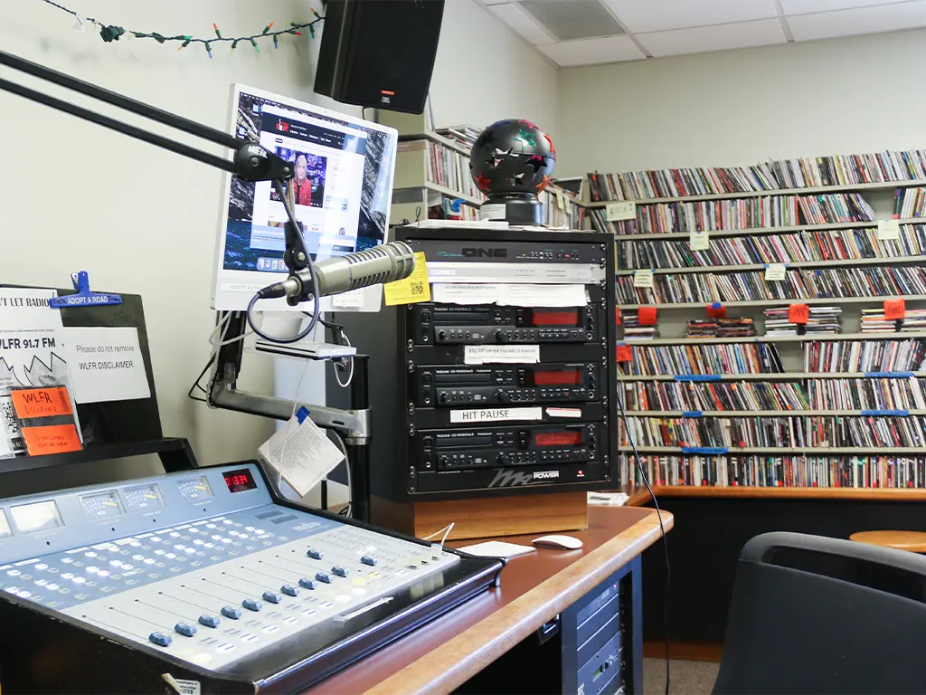 WLFR Radio Studio