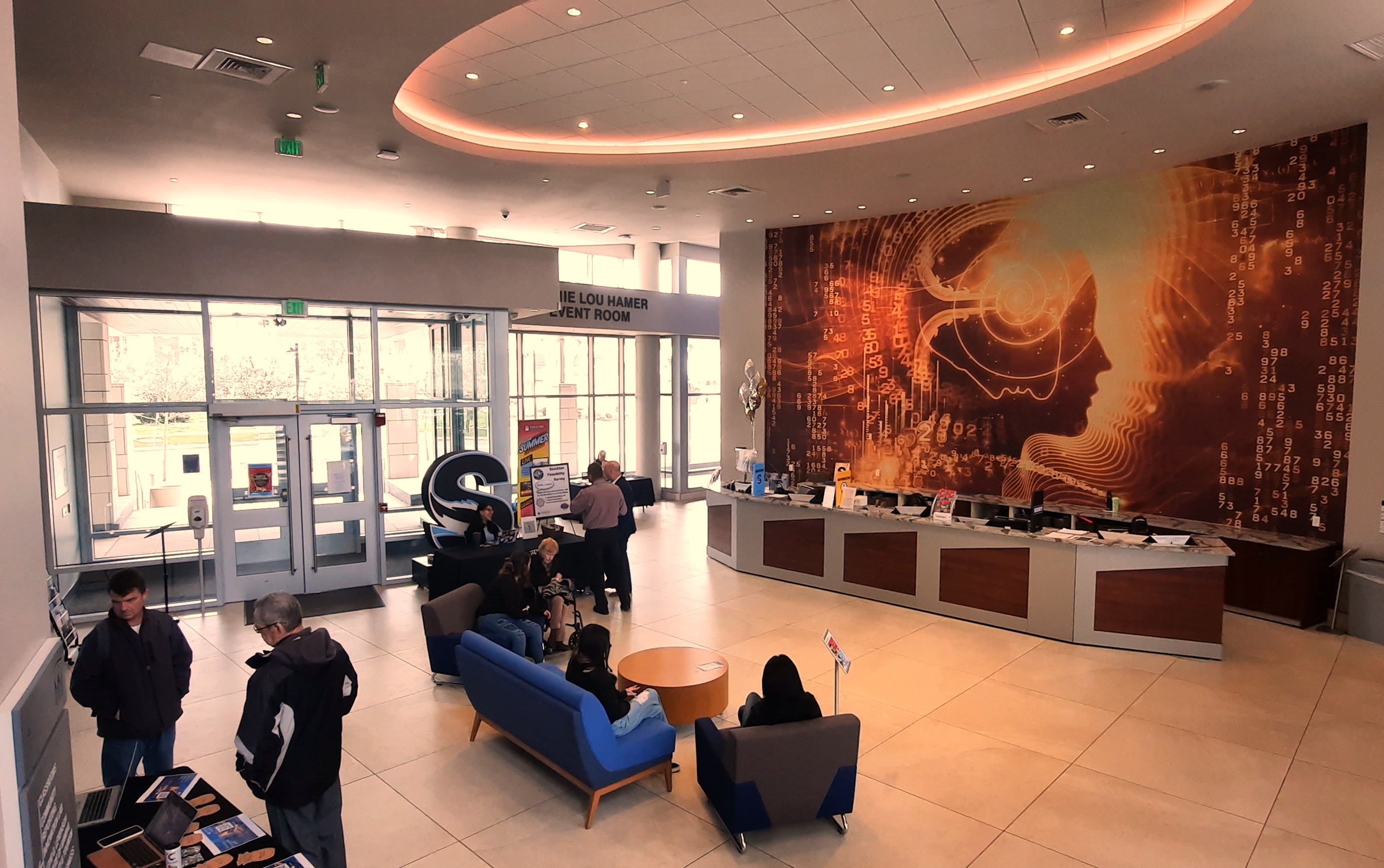 John F. Scarpa Academic Center Lobby