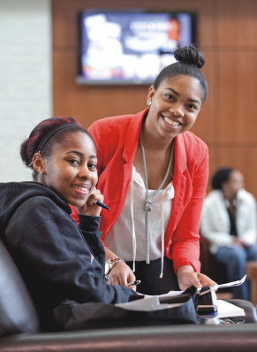 Photo of Students in Campus Center