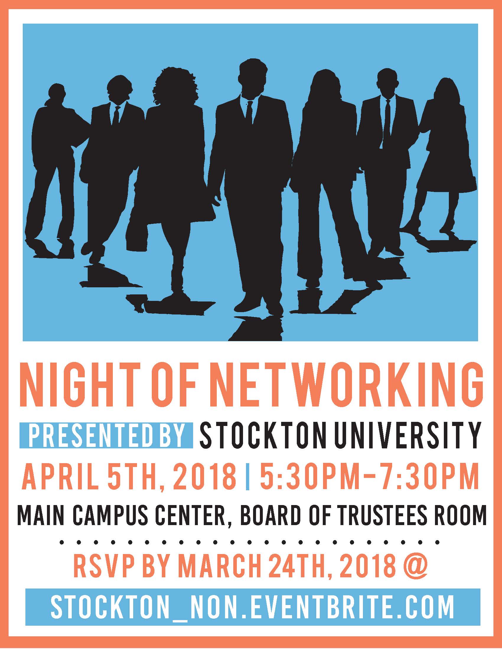 night of networking flyer