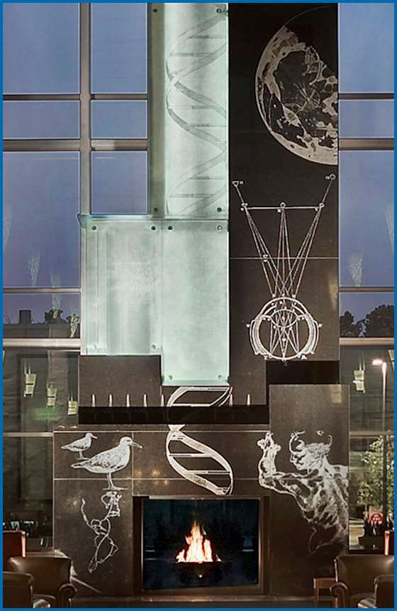 South Side of Fireplace