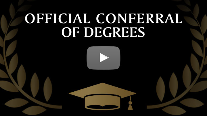 Official Conferral of Degrees