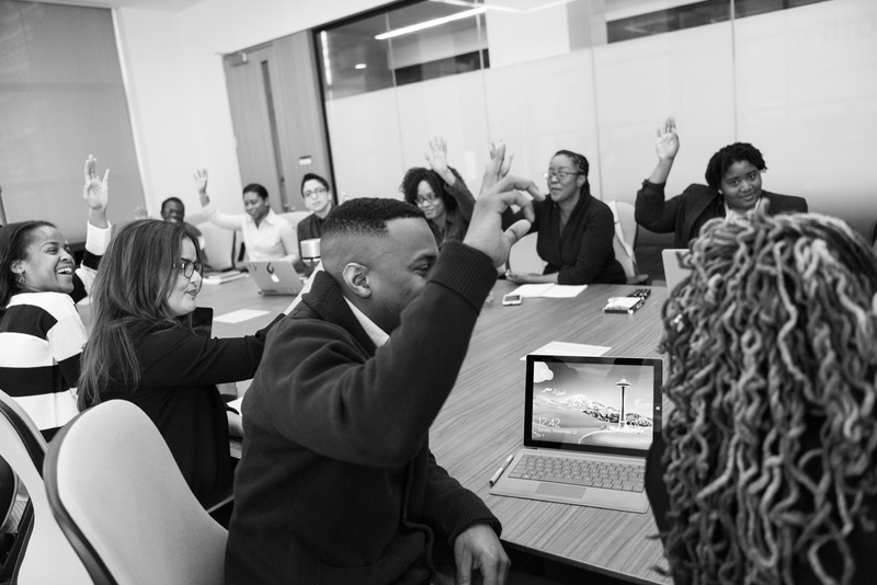 Students Raising their Hands