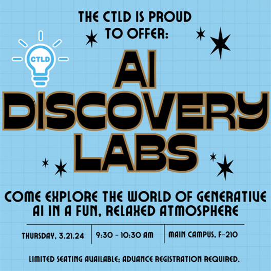 AI Discovery Lab Flyer