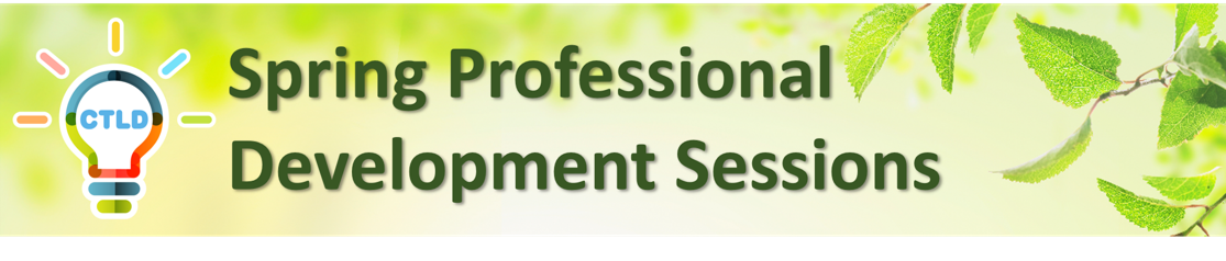 Fall 2022 Professional Development Sessions Banner