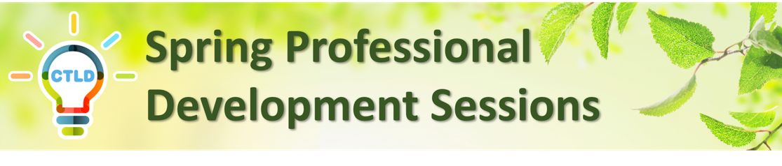 Fall 2024 Professional Development Sessions Banner
