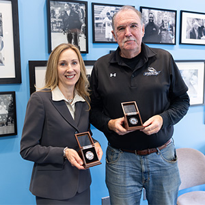 Jennifer Illjes and Greg Langan