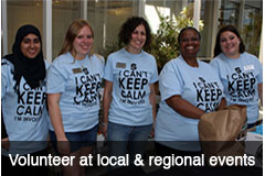 Volunteer at local & regional events
