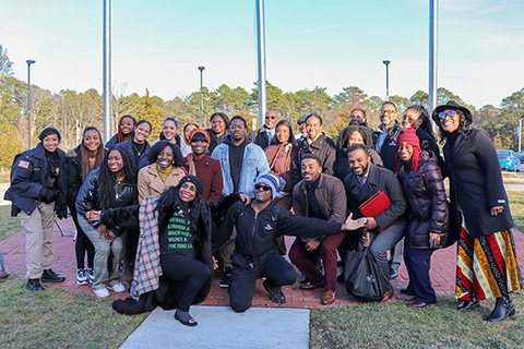 2023's Black History Month Flag Raising