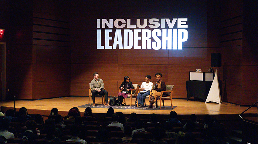 (L-R): Richards, Calicdan-Apostle, Lawrence and Allison. Photo by Susan Allen.