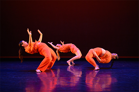 Dancers during the annual Spring Dance Concert