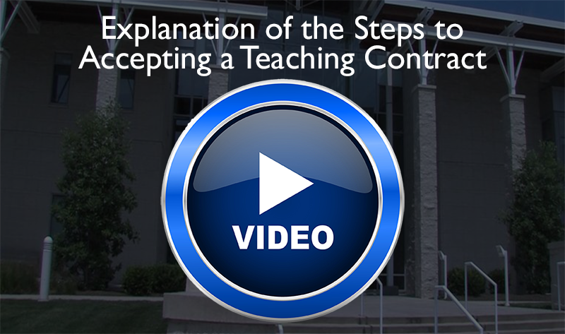 Explanation of the Steps to Accepting a Contract