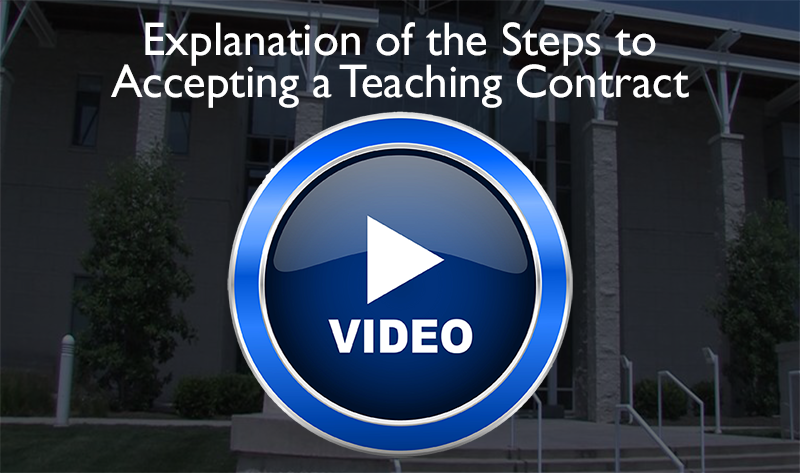 Explanation of the Steps to Accepting a Contract Explanation of the Steps to Accepting a Contract