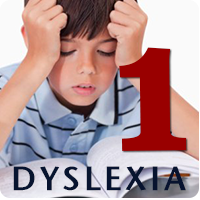 Kid with dyslexia