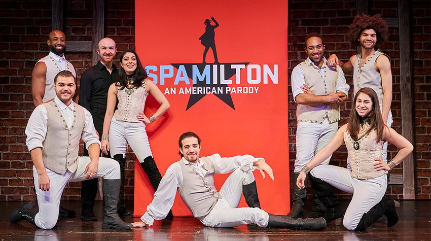 Cast of "Spamilton"