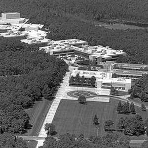 Aerial of early Stockton