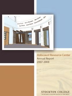 Sara & Sam Schoffer Holocaust Resource Center Annual Report 2007-2008