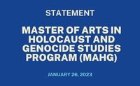 MAHG Statement 2023