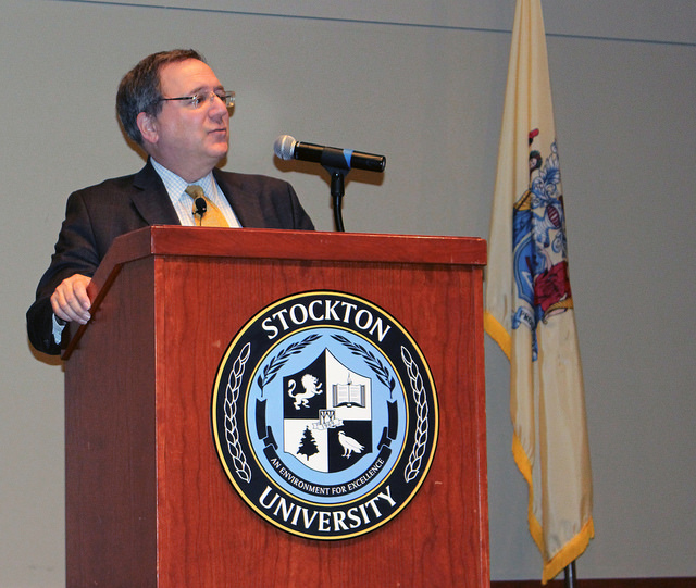 David Sanger presenting