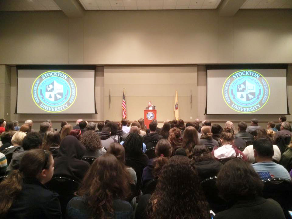 David Sanger presenting