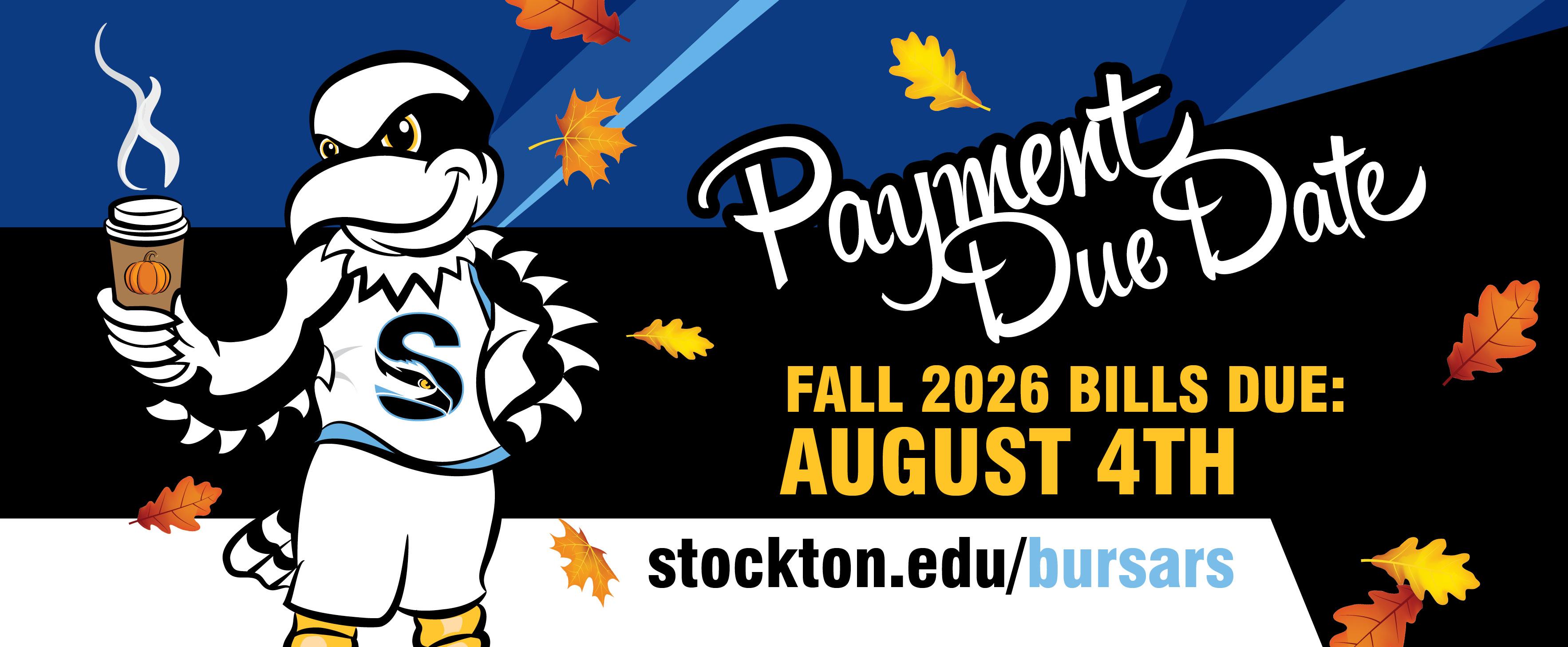e Fall 2026 Billing Due Date