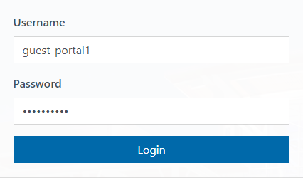 Username and Password Prompt