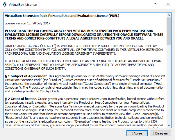 Oracle Extension Step 2