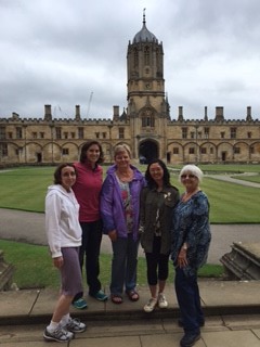 Oxford Trip 2016  Mary Padden, Lauren DelRossi, Peg Slusser, Jewelry Yep, Carol Rae-Reed