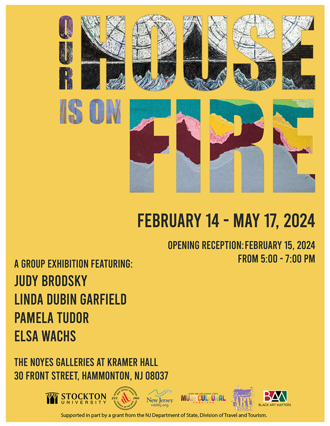 Our House is on Fire Exhibit flyer