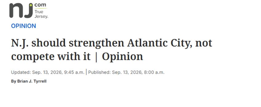 "Strategic investments... would strengthen New Jersey’s competitive position while maximizing existing public assets"