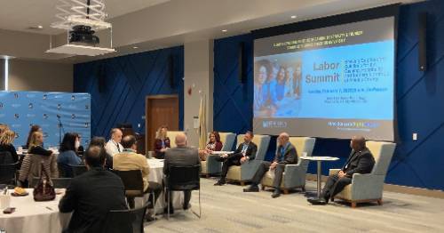 Labor Summit Panelists and Audience