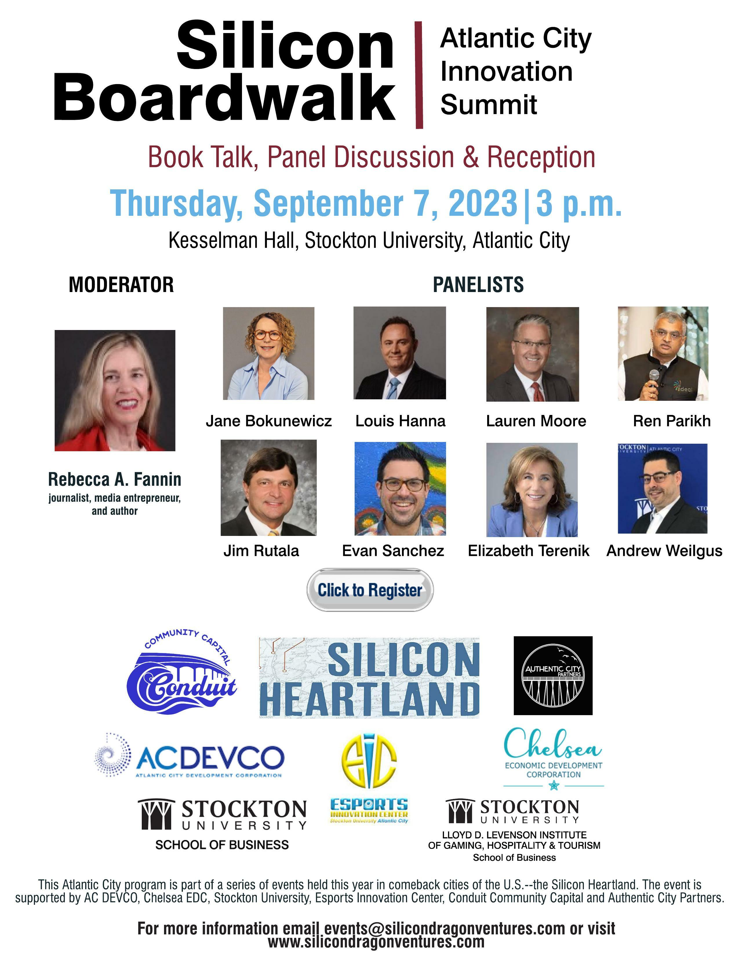 Silicon Boardwalk Event Flyer