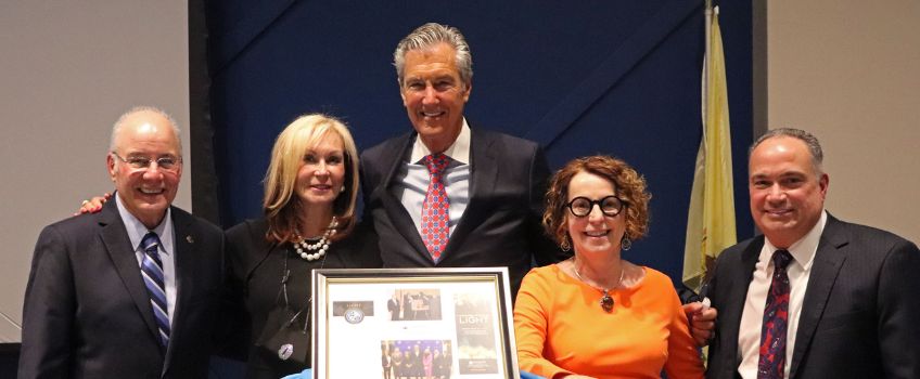 Group Photo - Celebrating 10 Years of LIGHT Event - Dr. Kesselman, Mr. Lloyd D. Levenson, Mrs. Lianne Levenson, Dr. Bokunewicz, Mr. Mark Giannantonio