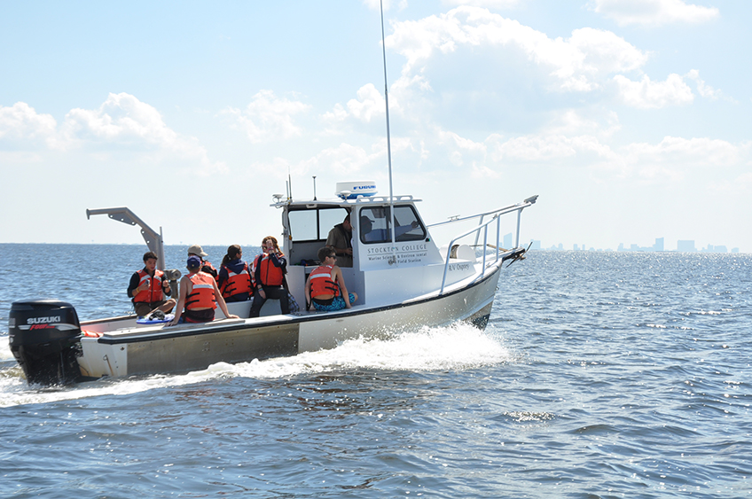 Stockton University School of Natural Sciences and Mathematics Research Vessel The Petrel