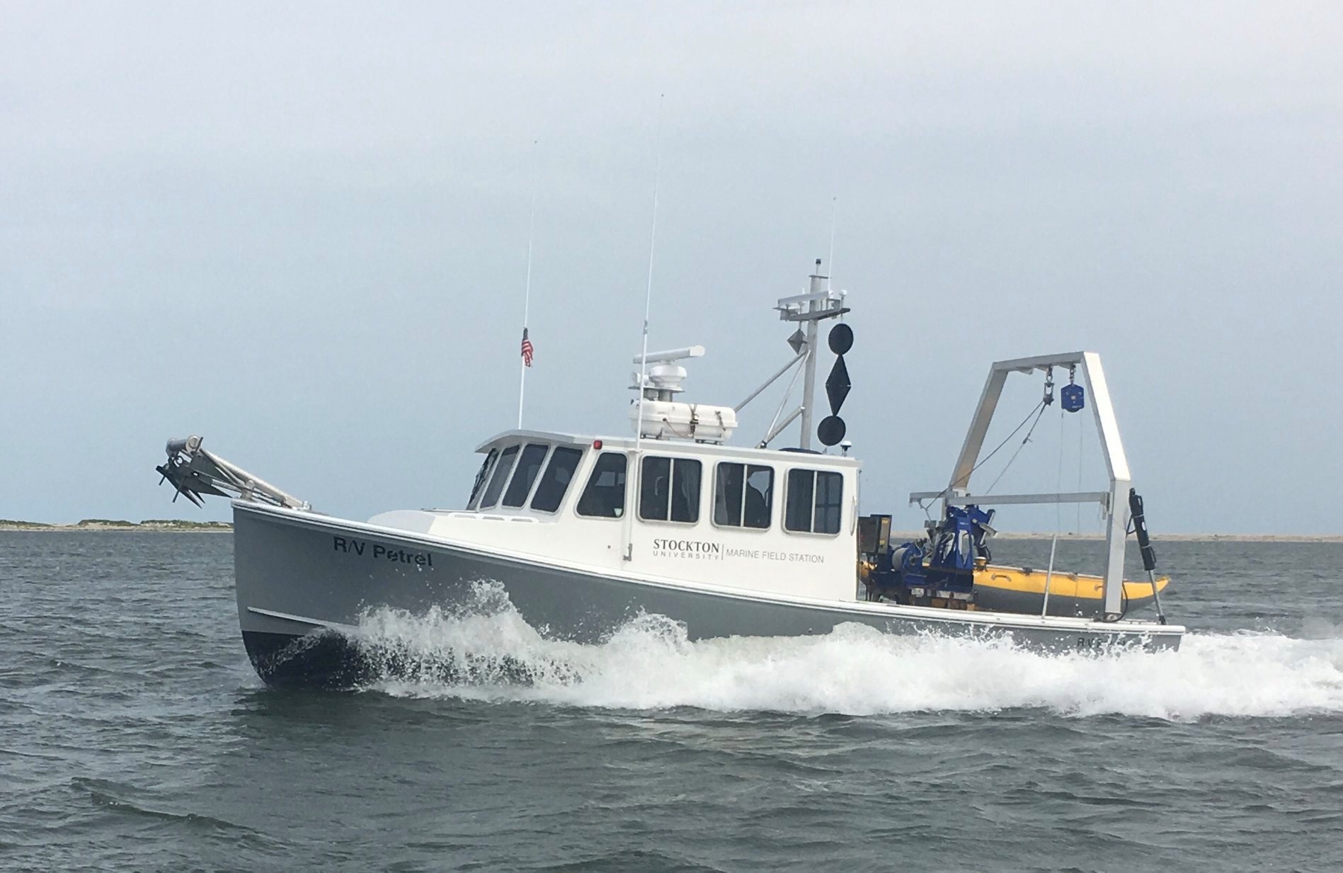 Stockton University School of Natural Sciences and Mathematics Research Vessel The Petrel