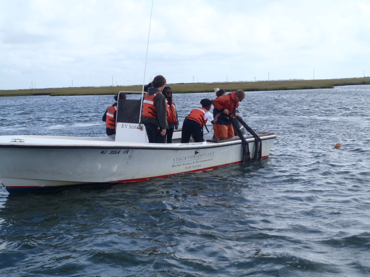 Stockton University School of Natural Sciences and Mathematics Research Vessel The Petrel