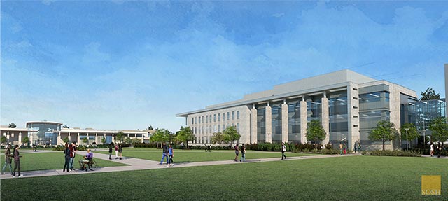 4th Academic Quad Building Rendering