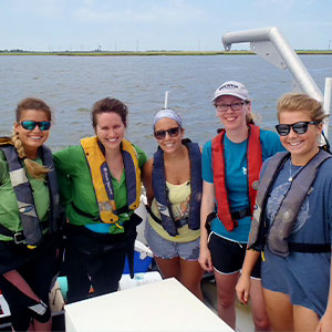 Nicole Ertle, Heather Coulson, Kristina Koreivo, Patty McHugh, Emily Peraria