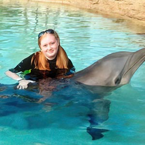 photograph of Stockton University student, Allison Lord, marine science major